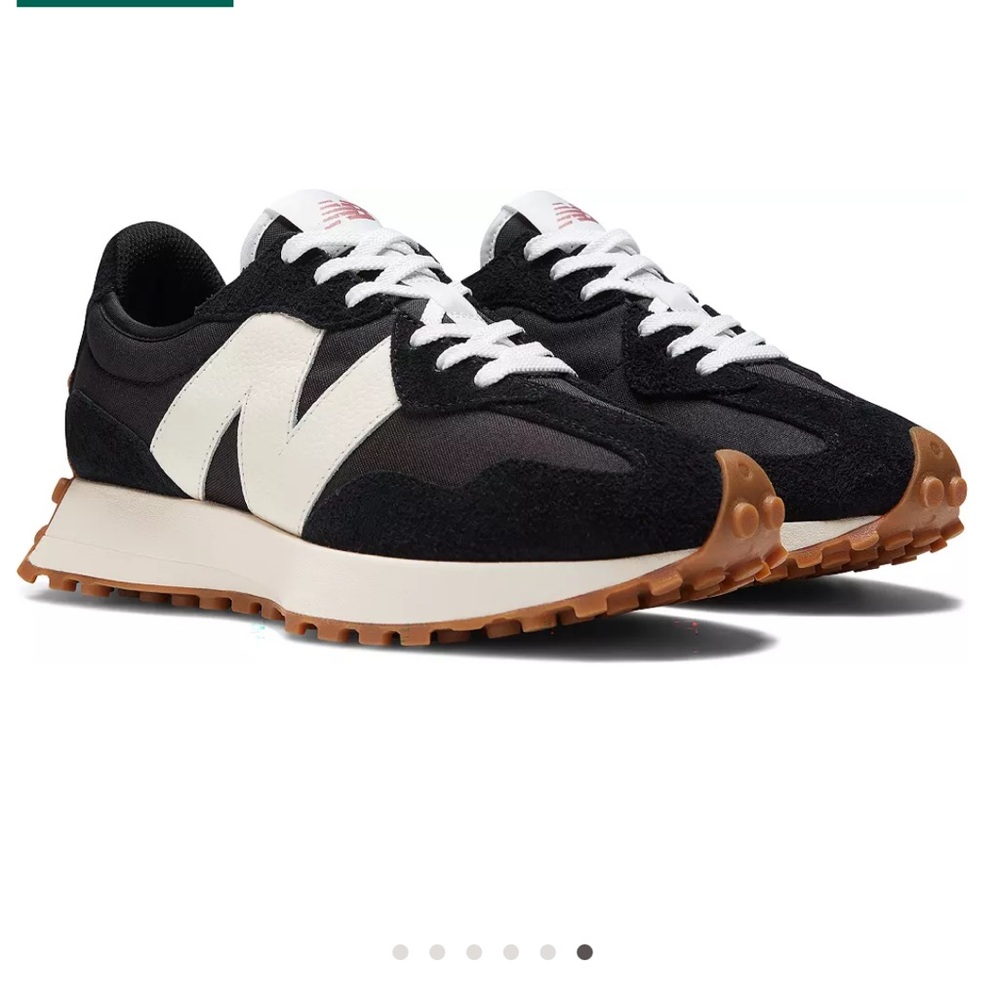 Women’s New Balance 327 Black and White Sneakers